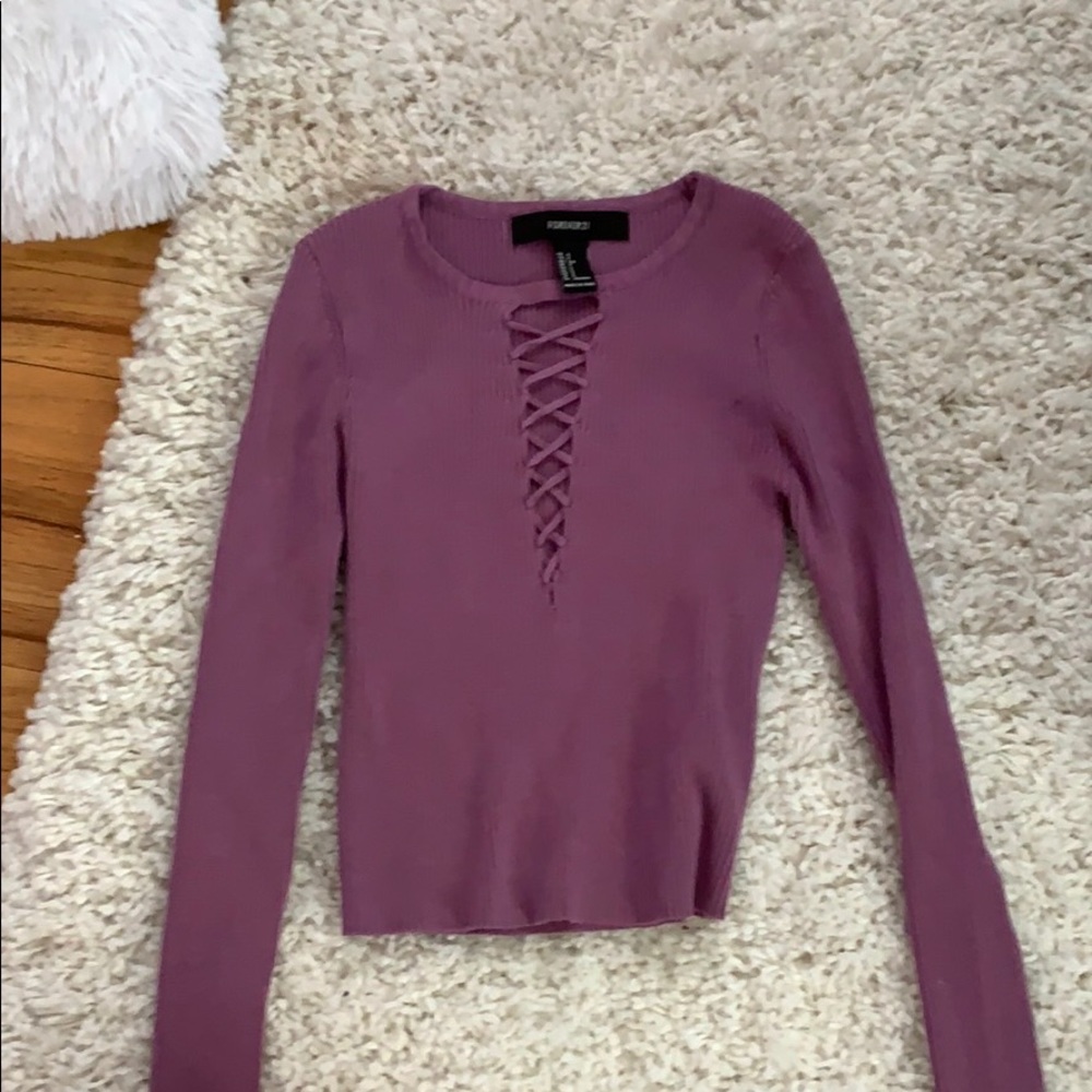 Small cropped Forever 21 sweater